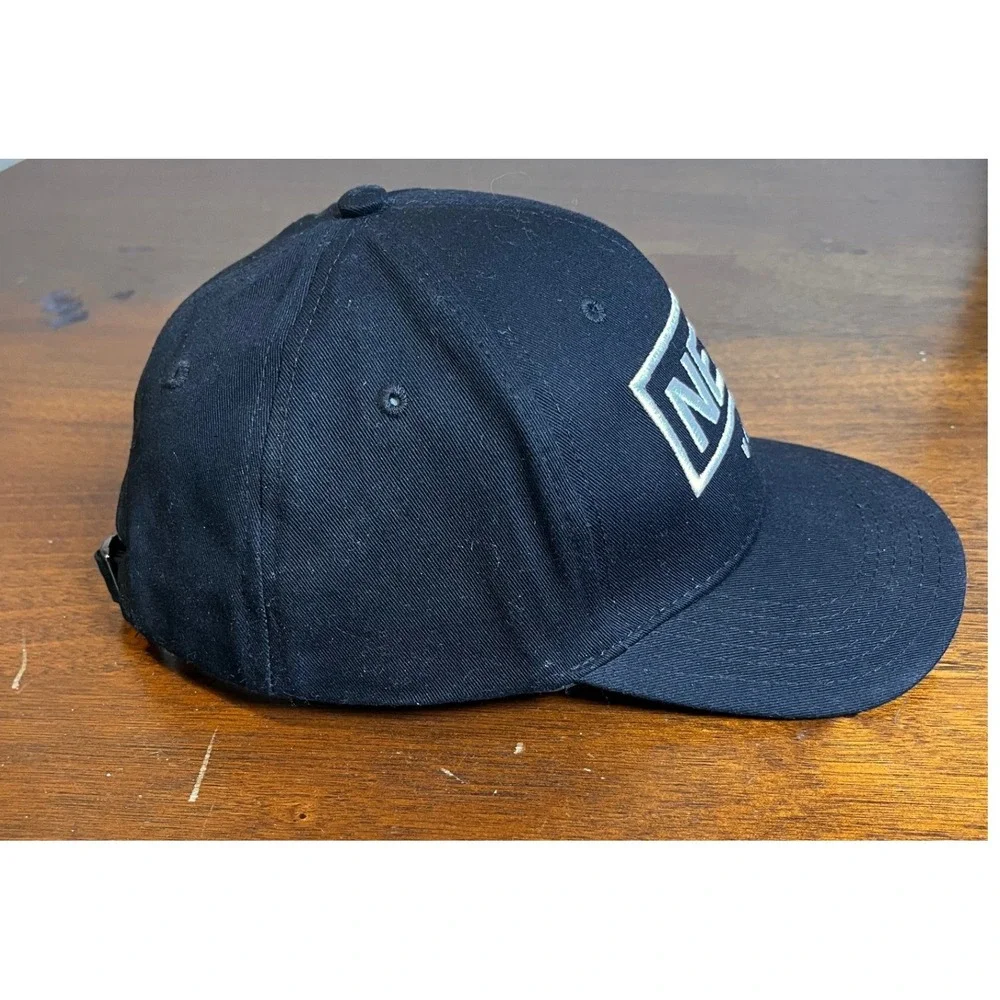 NEFT Vodka Black Adjustable Strapback Hat Cap Embroidered Logo